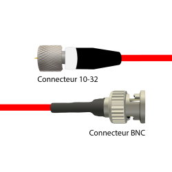 Câble Accéléromètre Microdot BNC Faible Bruit AT-0109-XX ALLIANTECH