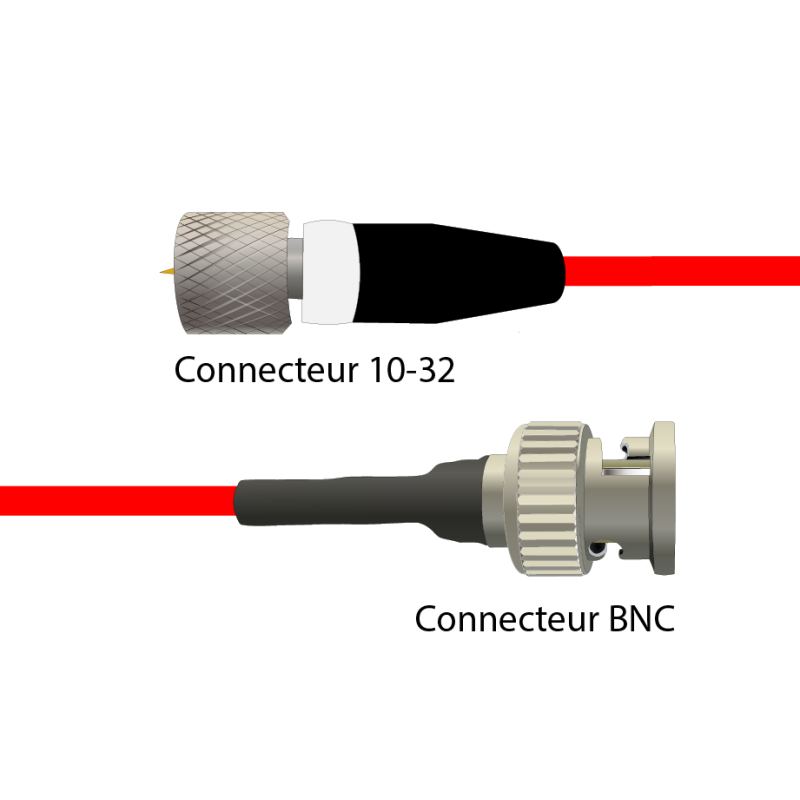 Câble Accéléromètre Microdot BNC Faible Bruit AT-0109-XX ALLIANTECH