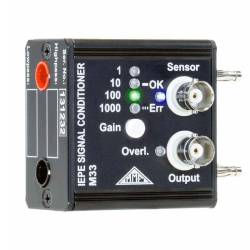 Alimentation Gain Monovoie Module Conditionnement Signal Capteurs IEPE Piézoélectriques M33 MMF