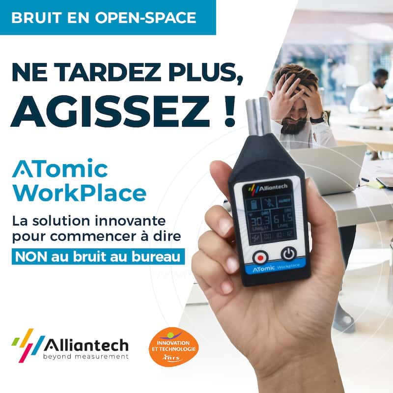 bruit impacts santé confort performances travail solution dosimetre